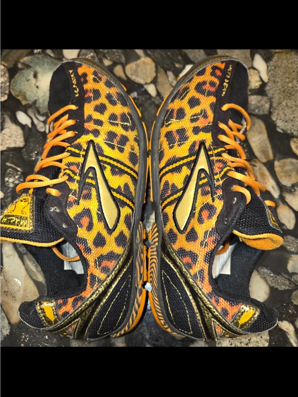 Brooks Mach Speed Demon Leopard Print Womens Cross Country Shoes Size 9.5 - Picture 6 of 9